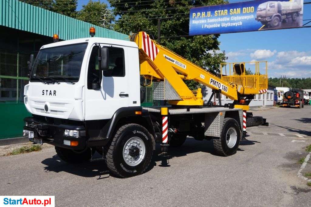 Star MAN 4×4 PODNOŚNIK BUMAR PMT 180 WYCIĄGARKA