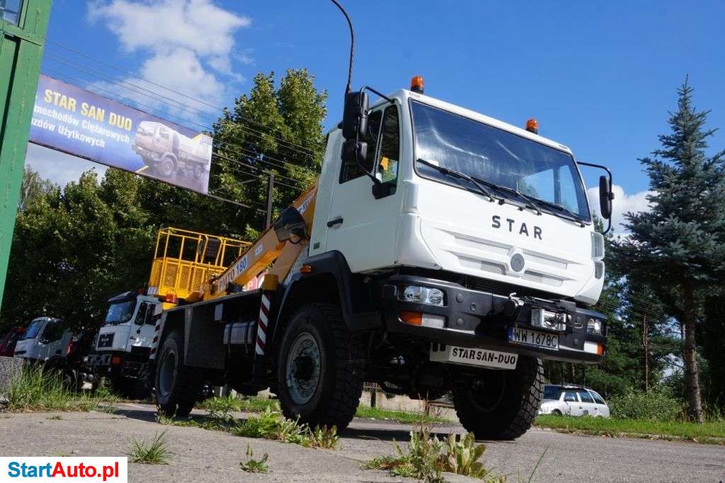 Star MAN 4×4 PODNOŚNIK BUMAR PMT 180 WYCIĄGARKA