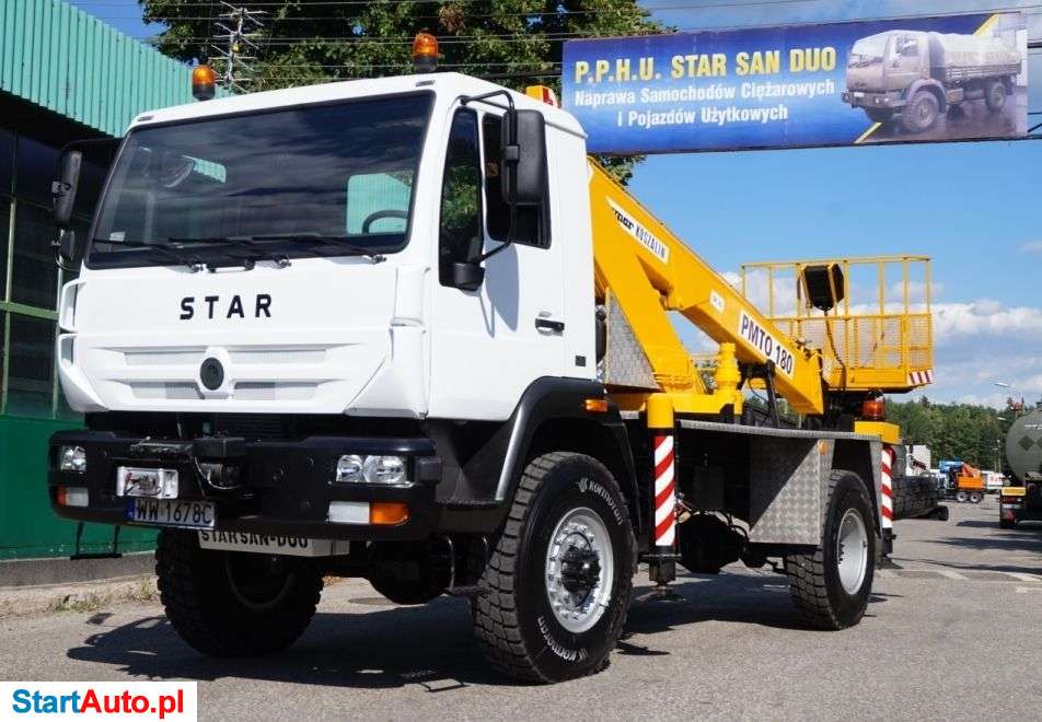 Star MAN 4×4 PODNOŚNIK BUMAR PMT 180 WYCIĄGARKA