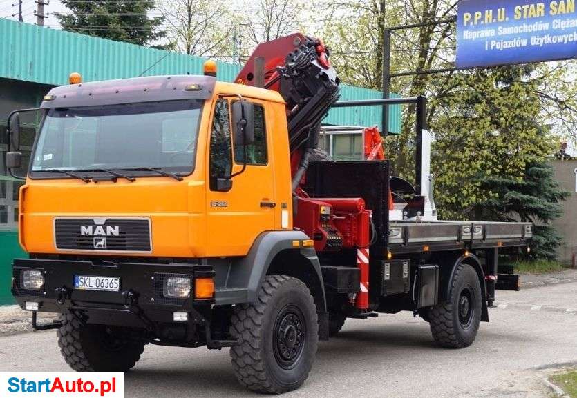 MAN 4×4 LE 18.220 PALFINGER 27002 HDS Energetyka