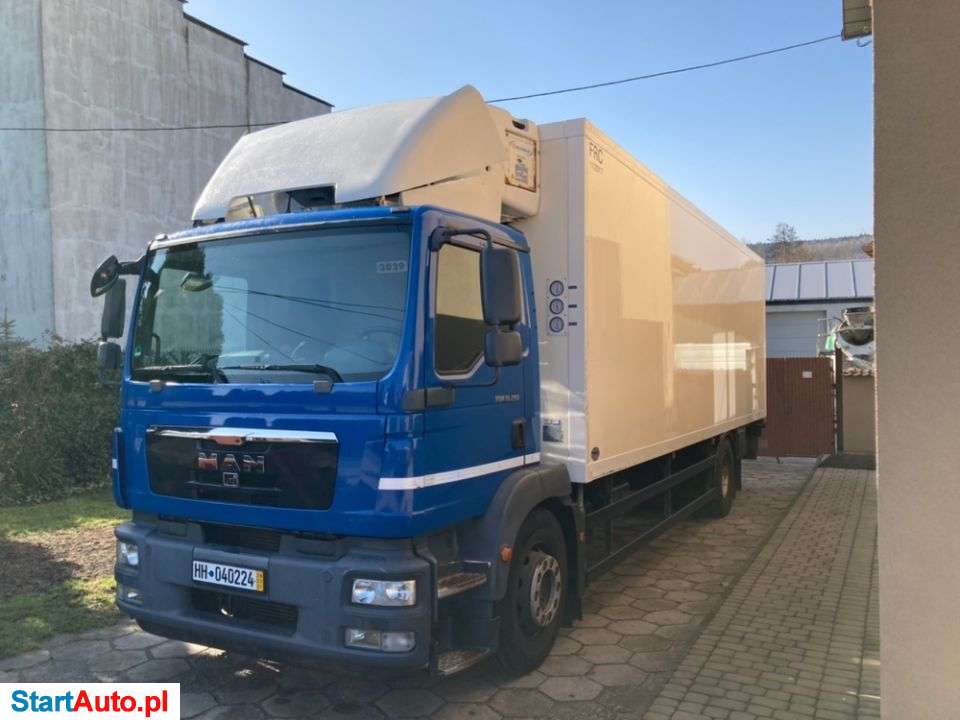 MAN TGM 18.240 CHŁODNIA / CARRIER SUPRA 950 / Z Holandii / EURO 4 / AUTOMAT / WINDA / 19 Palet