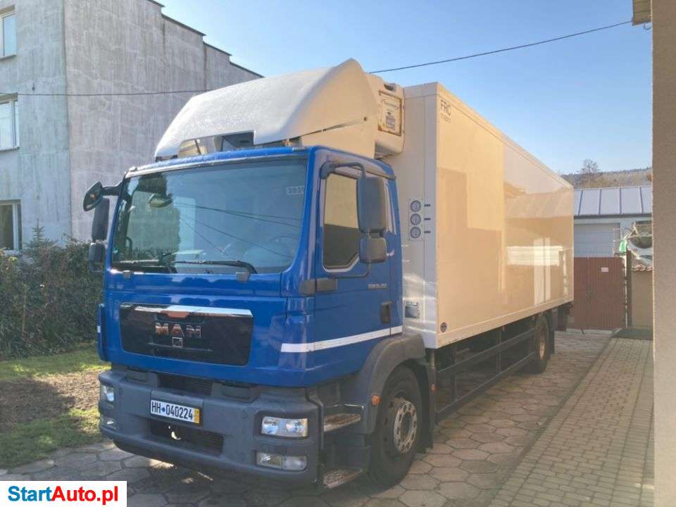 MAN TGM 18.240 CHŁODNIA / CARRIER SUPRA 950 / Z Holandii / EURO 4 / AUTOMAT / WINDA / 19 Palet