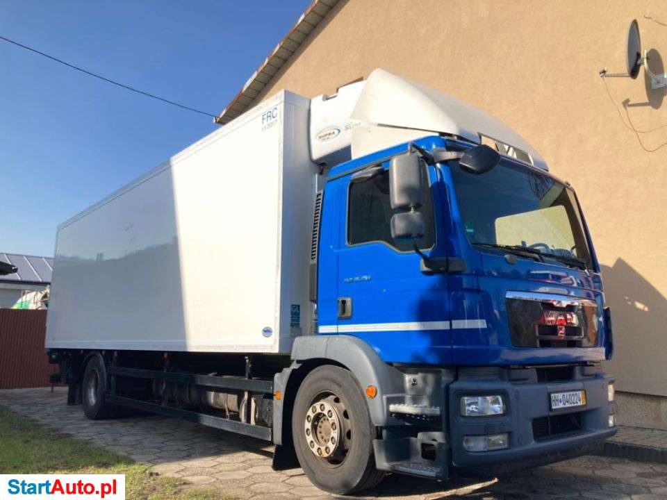 MAN TGM 18.240 CHŁODNIA / CARRIER SUPRA 950 / Z Holandii / EURO 4 / AUTOMAT / WINDA / 19 Palet