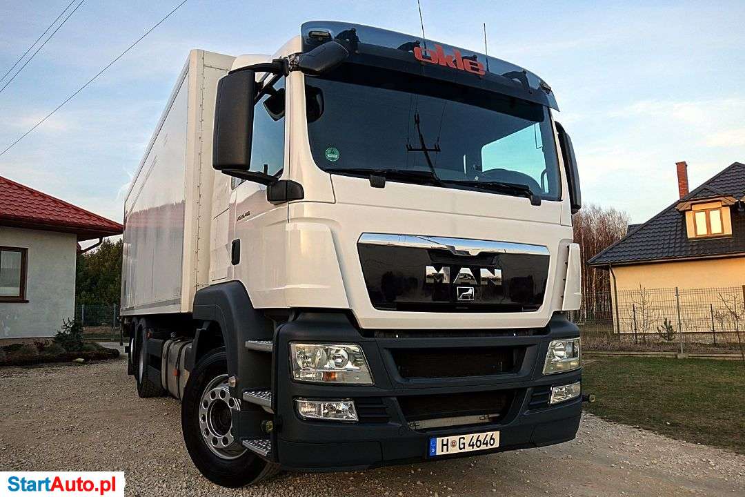 MAN TGS 26.400 EURO 5 OŚ SKRĘTNA CHŁODNIA CARRIER WINDA