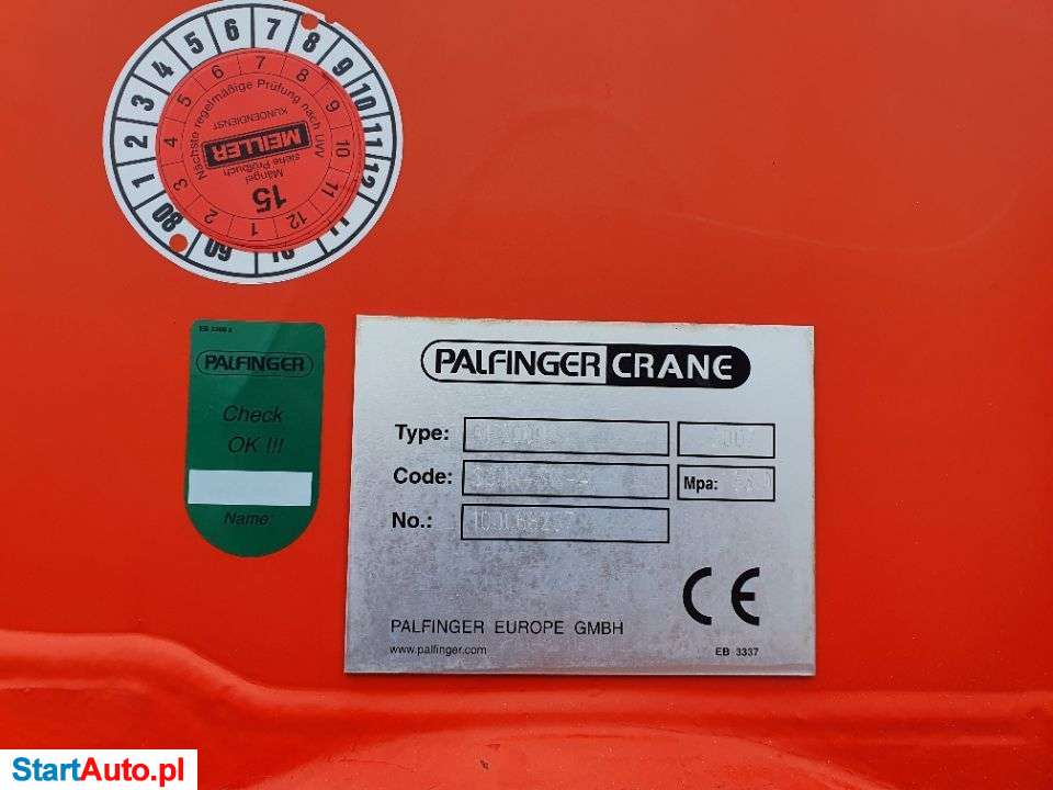 Mercedes-Benz ACTROS 2636 Hds Palfinger Pk 200002 Radio Sterowanie Radiowe