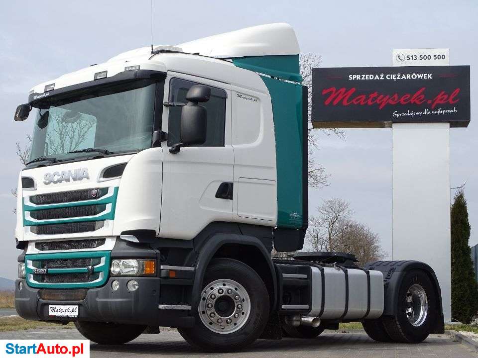 Scania R 520 / V8 / RETARDER / HYDRAULIKA / CR19 / EURO 6 / NAVI / KLIMA POSTOJOWA /