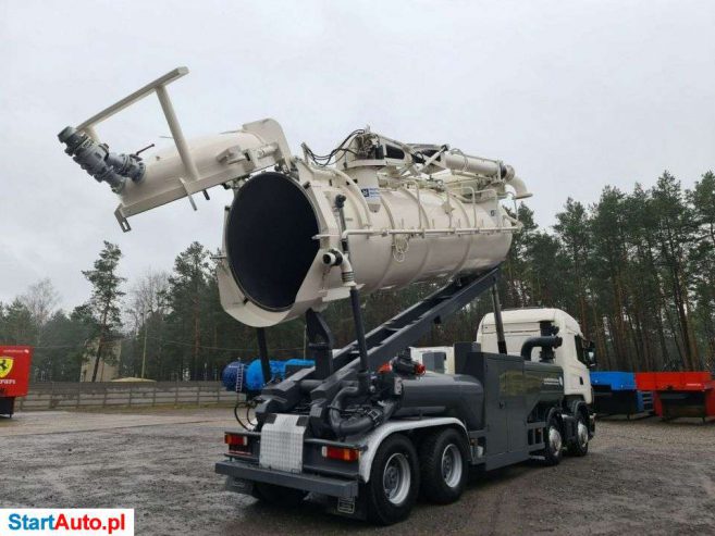 Scania R500 V8 Ładowarka Próżniowa Ssąco-Nadmuchowa Naaktgeboren Vacu