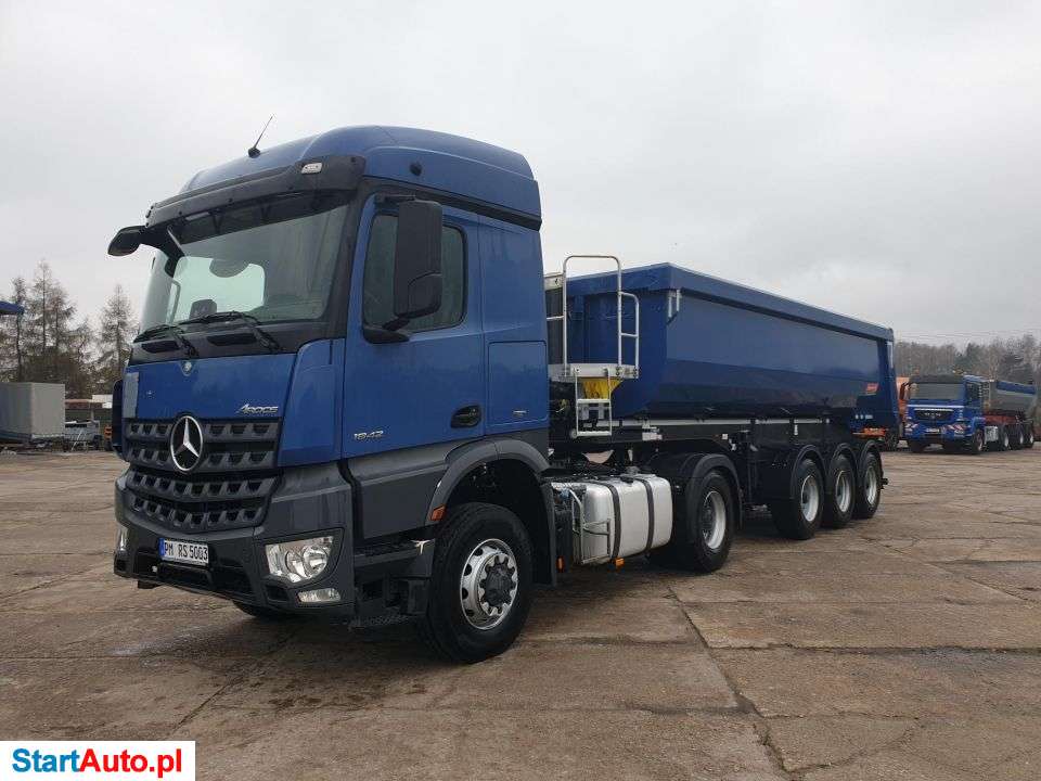 Mercedes-Benz Arocs 4×4 + Naczepa Stalowa Langendorf