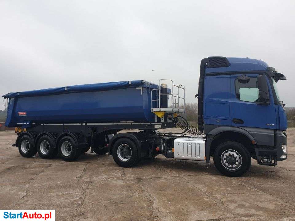 Mercedes-Benz Arocs 4×4 + Naczepa Stalowa Langendorf