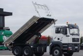MAN TGA 26.400 / 6 X 4 / 3 STRONNY KIPPER / 2 X HYDROBURTA / WYWROTKA /MANUAL /
