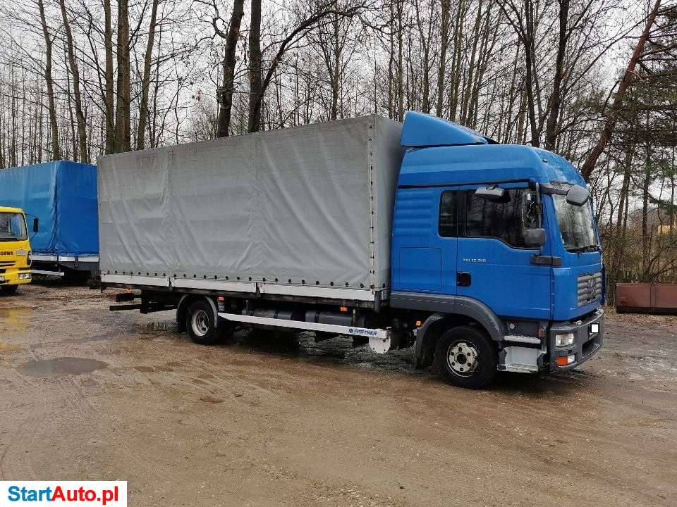 MAN TGL 12.210 210KM Burto-Plandeka 1-Właściciel Od Nowości Oryginalny Przebieg