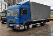 MAN TGL 12.210 210KM Burto-Plandeka 1-Właściciel Od Nowości Oryginalny Przebieg