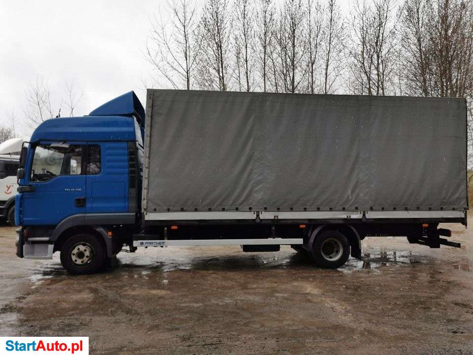 MAN TGL 12.210 210KM Burto-Plandeka 1-Właściciel Od Nowości Oryginalny Przebieg