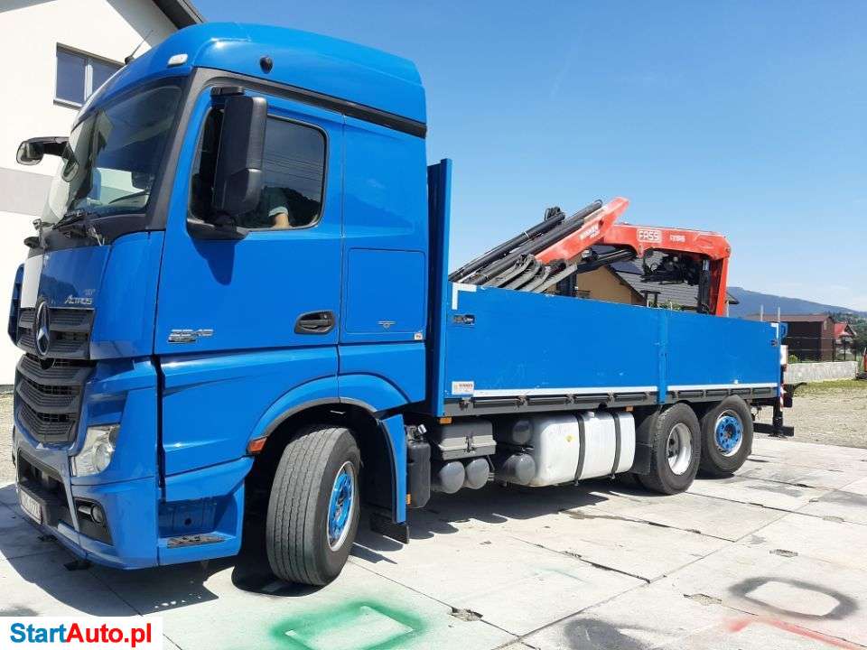 Mercedes-Benz ACTROS*480 PS*6×2*Dźwig*Platforma*Do Budowlanki*Drewna