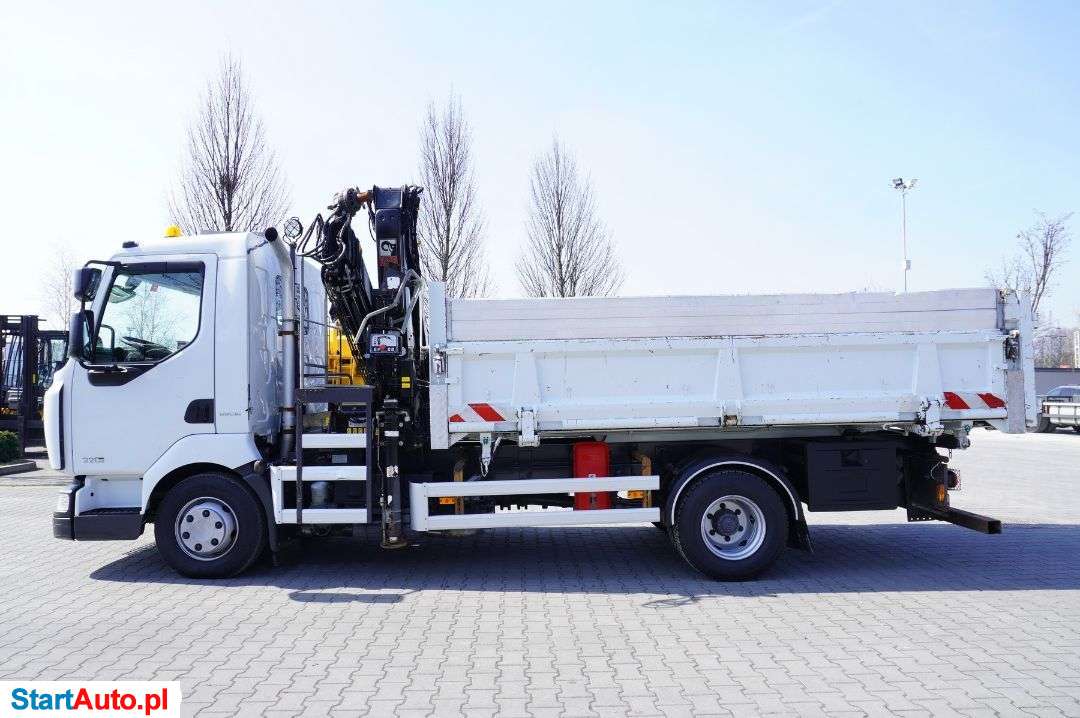 Renault Midlum 220 DXI , E5 , 70.000 Km !!! Wywrotka Dwustronna , HDS HIAB + PILOT ZDALNE STEROWANIE , Bordmatic , Wywrotka Z Hdsem , Kran Żuraw , Podnośnik , 2-Stronny Kiper
