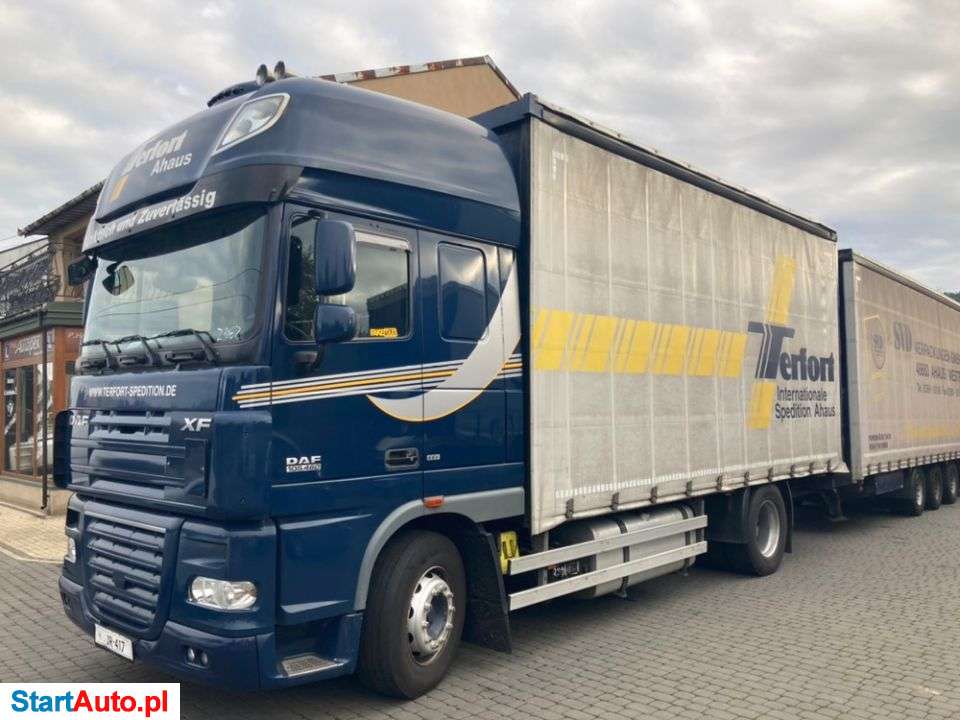 DAF XF 105.460 SSC EEV ZESTAW TANDEM / PRZYCZEPA BDF / INTARDER / ACC / 36000kg / OSIE BPW / ORYGINALNY PRZEBIEG / Z NIEMIEC