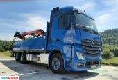 Mercedes-Benz ACTROS*480 PS*6×2*Dźwig*Platforma*Do Budowlanki*Drewna