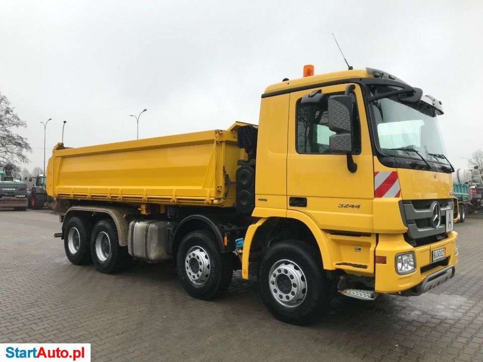 Mercedes-Benz ACTROS 3244 8X4 MP3 EURO 5 WYWROTKA TRZYSRONNA MEILLER BORDMATIK,