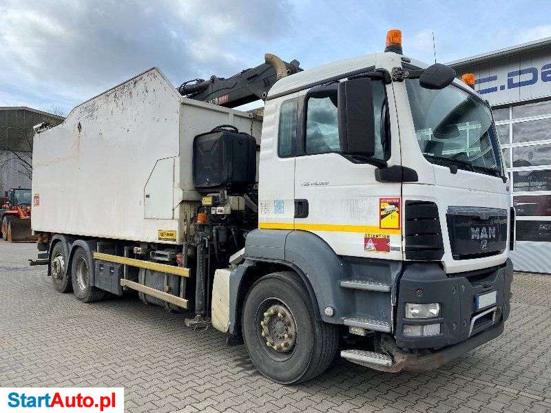 MAN TGS 26.360 6×2 EURO5 PRASA DO ODPADÓW Z HDS