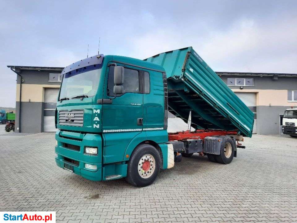 MAN TGA 18.480 / 4×2 / Wysokie Burty / Aluminium /