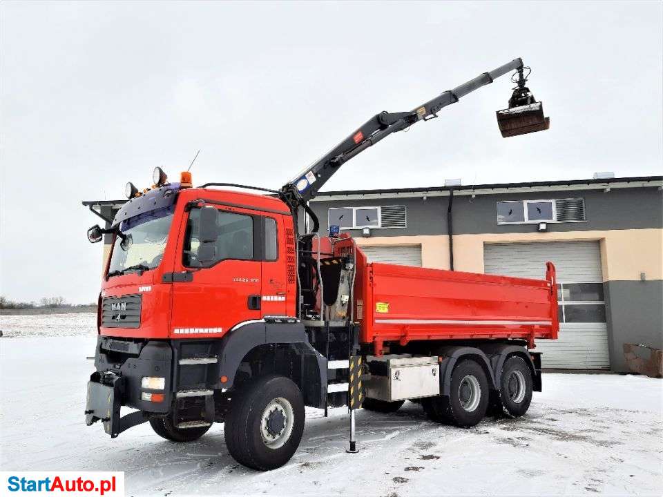 MAN TGA 26.360 / 6×6 / HDS / Wywrot /