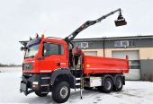 MAN TGA 26.360 / 6×6 / HDS / Wywrotka / Hydrauliczna Burta