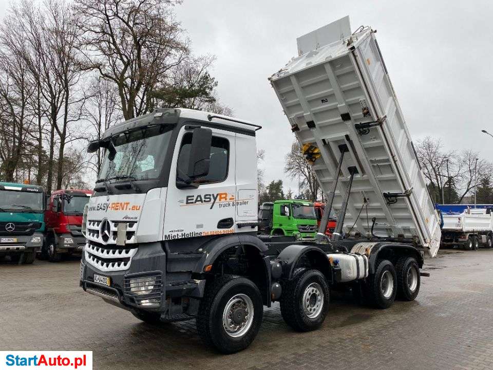 Mercedes-Benz AROCS 4145 8X6 Euro 6, WYWROTKA TRZYSTRONNA MEILLER BORDMATIK