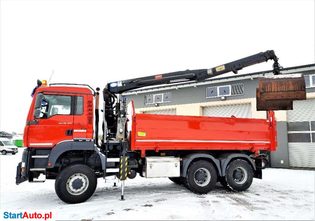 MAN TGA 26.360 / 6×6 / HDS / Wywrot /