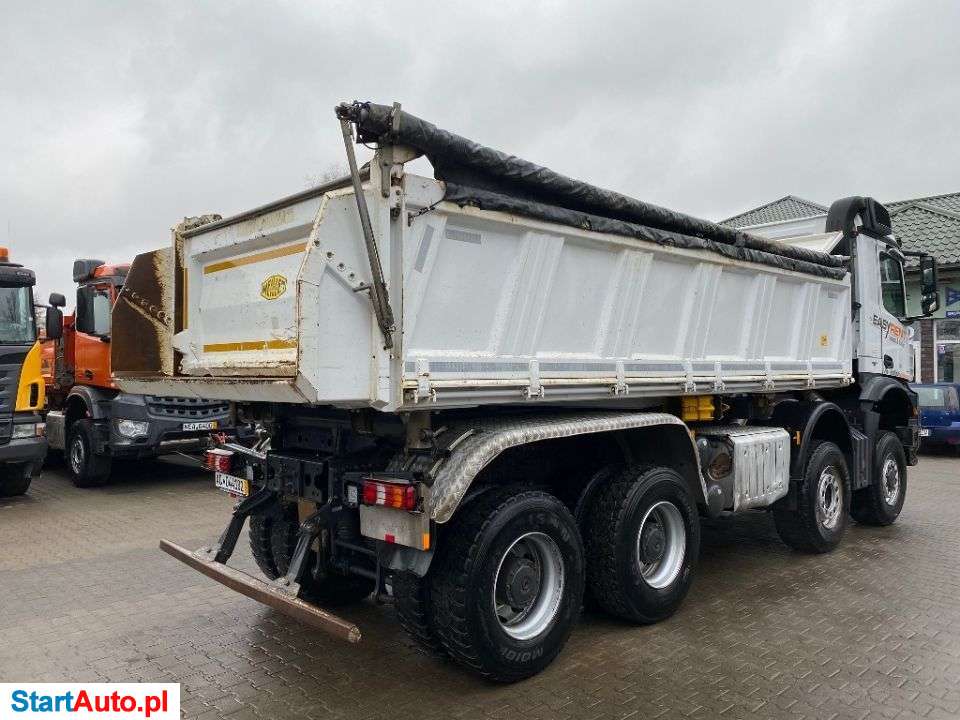 Mercedes-Benz AROCS 4145 8X6 Euro 6, WYWROTKA TRZYSTRONNA MEILLER BORDMATIK