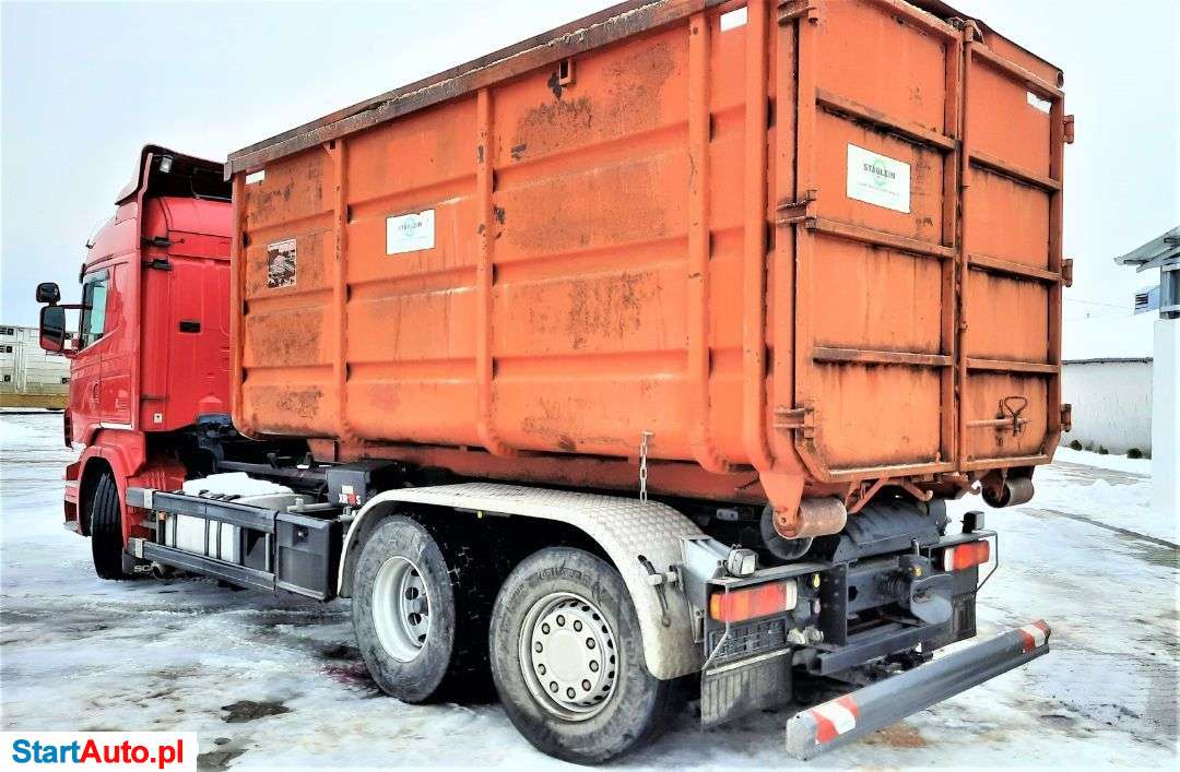 Scania R440 / Hakowiec / Oś Skrętna / Podnoszona / Hiab