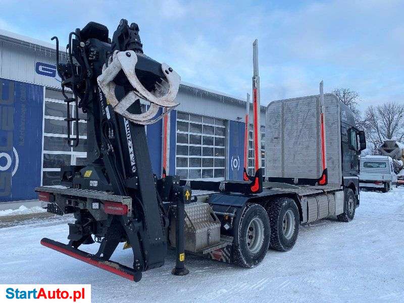 MAN TGX 33.580 6×4 EURO6 Z HDS DO TRANSPORTU DRZEWA