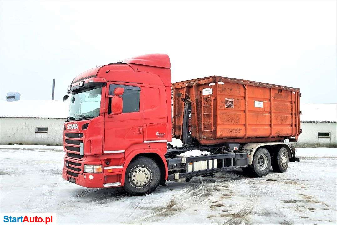 Scania R440 / Hakowiec / Oś Skrętna / Podnoszona / Hiab