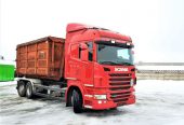 Scania R440 / Hakowiec / Oś Skrętna / Podnoszona / Hiab