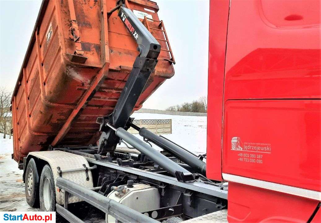 Scania R440 / Hakowiec / Oś Skrętna / Podnoszona / Hiab