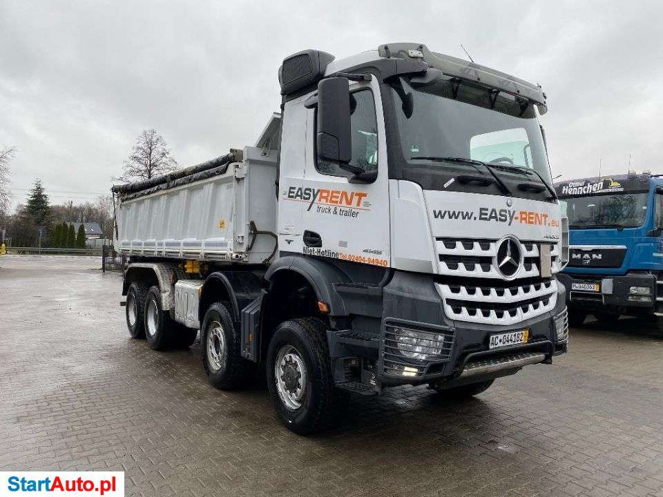 Mercedes-Benz AROCS 4145 8X6 Euro 6, WYWROTKA TRZYSTRONNA MEILLER BORDMATIK