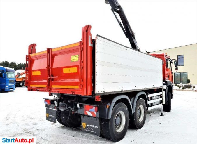 MAN TGA 26.360 / 6×6 / HDS / Wywrotka / Hydrauliczna Burta