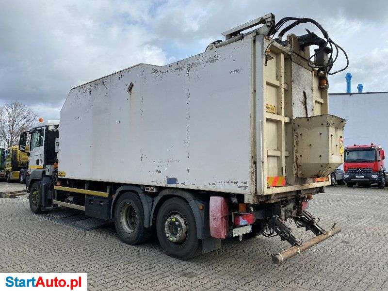 MAN TGS 26.360 6×2 EURO5 PRASA DO ODPADÓW Z HDS