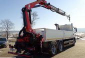 MAN TGS 26. 360 / 6 X 4 / SKRZYNIOWY – 6,75 M / HDS PALFINGER PK 16502 / WYSÓW- 10,2 M / STEROWANIE RADIOWE /