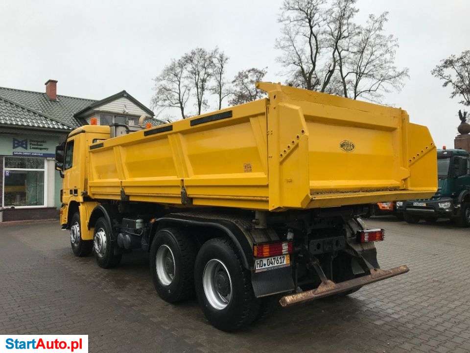 Mercedes-Benz ACTROS 3244 8X4 MP3 EURO 5 WYWROTKA TRZYSRONNA MEILLER BORDMATIK,