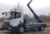Mercedes-Benz Atego 1221 HAKOWIEC 4×2 KLIMA HAKOWIEC DO KONTENERÓW MANUAL KRAJOWY