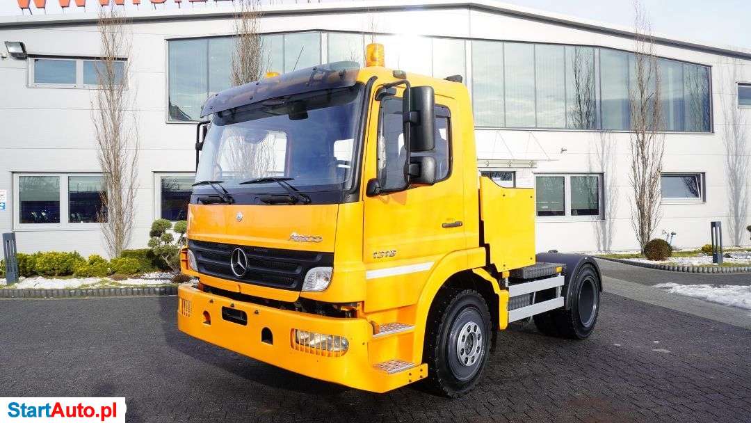 Mercedes-Benz Atego 1318 , 4×2 , Terminalowy , Logistyczny , Holownik , Regulowane Siodło , Bogata Hydraulika , Waga , Klima , Serwis Aso , Ciągnik Terminalowy , Przeładunkowy