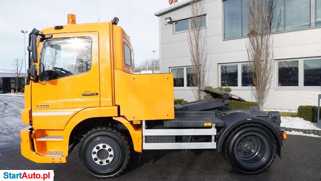 Mercedes-Benz Atego 1318 , 4×2 , Terminalowy , Logistyczny , Holownik , Regulowane Siodło , Bogata Hydraulika , Waga , Klima , Serwis Aso , Ciągnik Terminalowy , Przeładunkowy