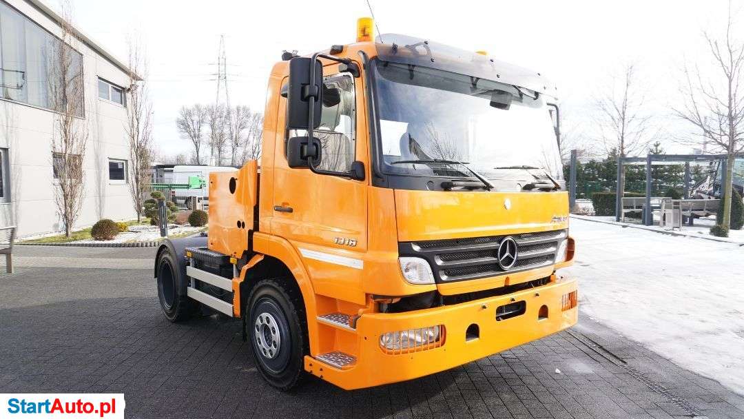 Mercedes-Benz Atego 1318 , 4×2 , Terminalowy , Logistyczny , Holownik , Regulowane Siodło , Bogata Hydraulika , Waga , Klima , Serwis Aso , Ciągnik Terminalowy , Przeładunkowy