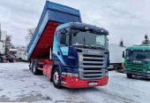Scania Kipper Aluminiowy * 16m3 * 6×2 * Oś Tylna Skrętna/Podnoszona * Retarder * Blokada Mostu * 6×2 * Zamiana *