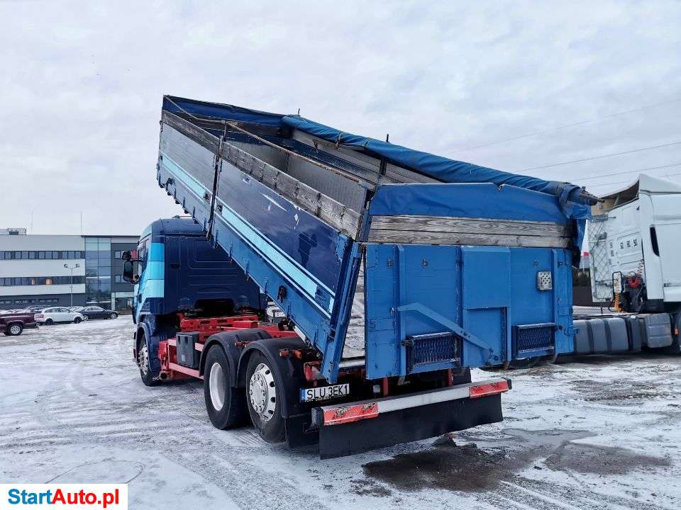 Scania Kipper Aluminiowy * 16m3 * 6×2 * Oś Tylna Skrętna/Podnoszona * Retarder * Blokada Mostu * 6×2 * Zamiana *