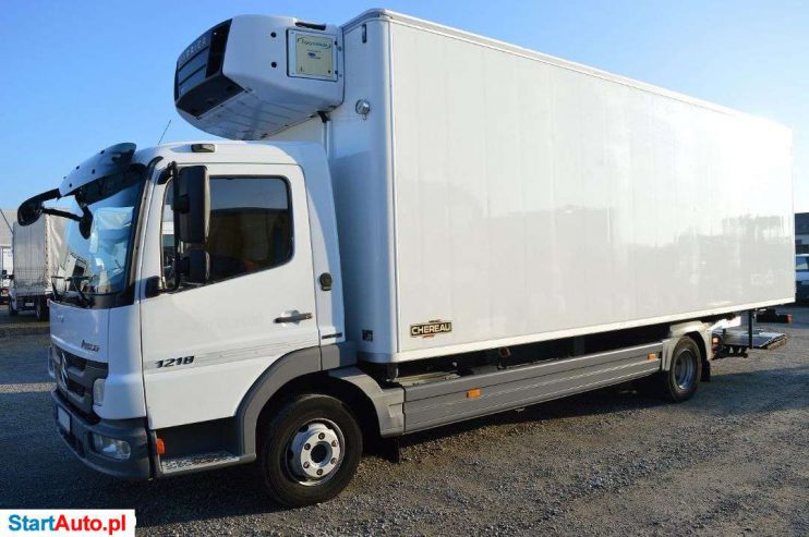Mercedes-Benz ATEGO 1218 EURO 5 CHŁODNIA CARRIER SUPRA 750 SPALINOWY + SIEĆ WINDA CHOWANA POD SPÓD