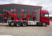 Scania R500 XT 8×4 EURO6 DO TRANSPORTU DREWNA Z HDS