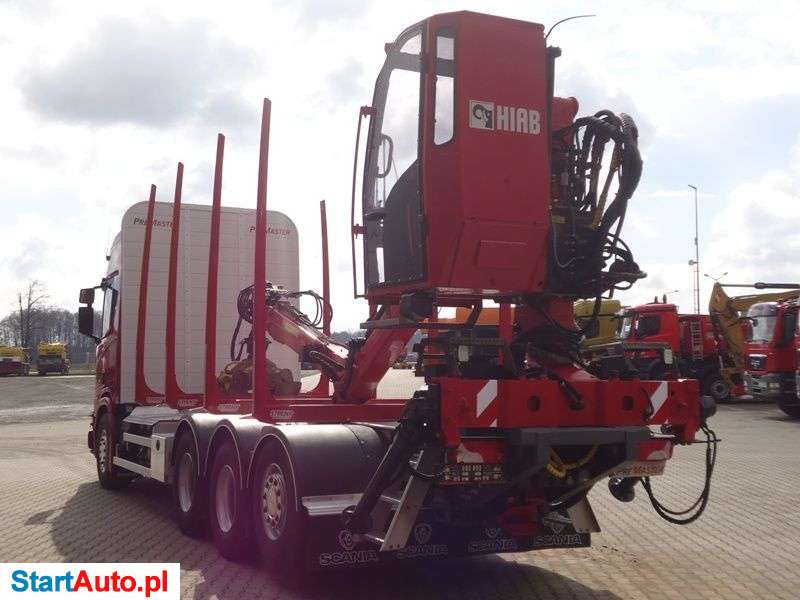 Scania R500 XT 8×4 EURO6 DO TRANSPORTU DREWNA Z HDS