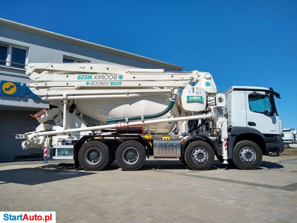 Mercedes-Benz Arocs 5 4243 Pompogruszka Imer Group Boomix M529