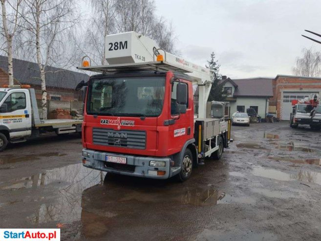 MAN TGL 8,150 BISON PALFINGER TKA 28 28m Podnośnik